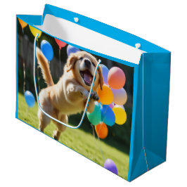 Hondje cadeautaset groot cadeauzakje