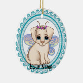 Hondje Elf    Keramisch Ornament (Rechts)