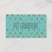 Hondje en Bot Patroon | Dieren Diensten Visitekaartje (Voorkant)
