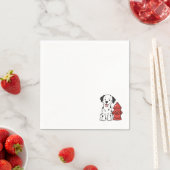 Hondje en brandkraan cocktail servetten (Insitu)