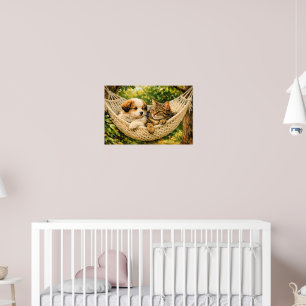 Hondje en Kitten, Poster