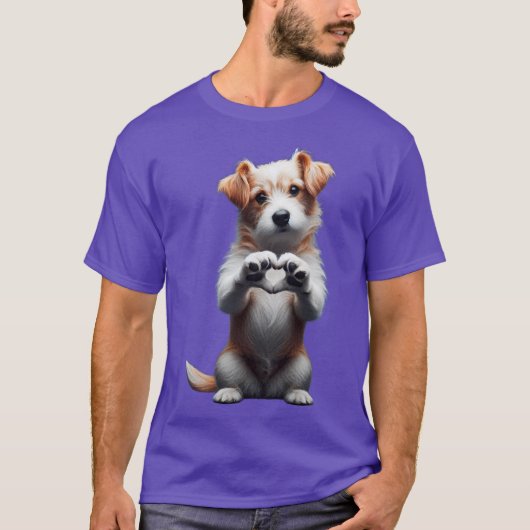 HONDJE Hart T-shirt (Voorkant)