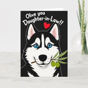 Hondje Houdt Van Jou Schoonzoonkaart Kaart