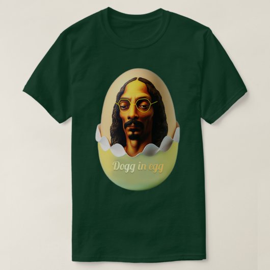 hondje in ei t-shirt (Design voorkant)