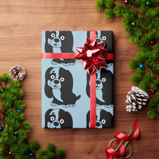 Hondje Inpakpapier (Feestdagen Geschenken)