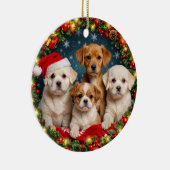 Hondje Kerst Ornament (Rechts)