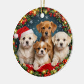 Hondje Kerst Ornament (Links)