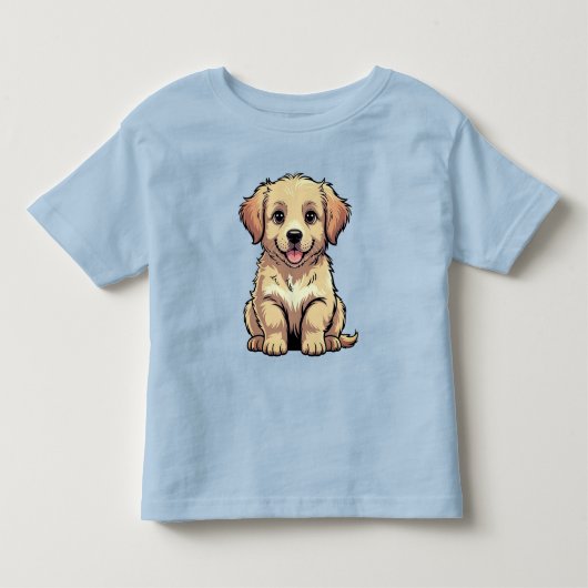 Hondje  kinder shirts (Voorkant)