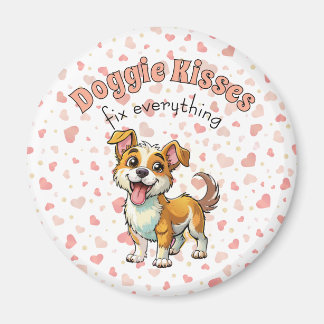Hondje Kusjes Magneet