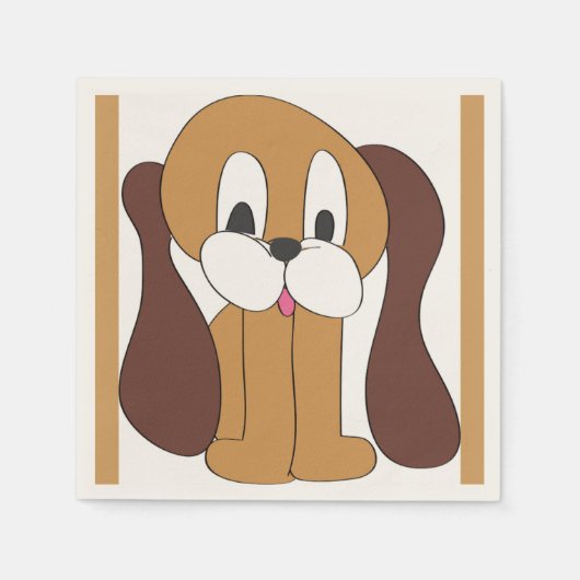 HONDJE LANGE OREN SERVETTEN (Voorkant)