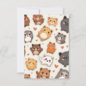 Hondje Liefde Dankkaartjes Bedankkaart (Voorkant)