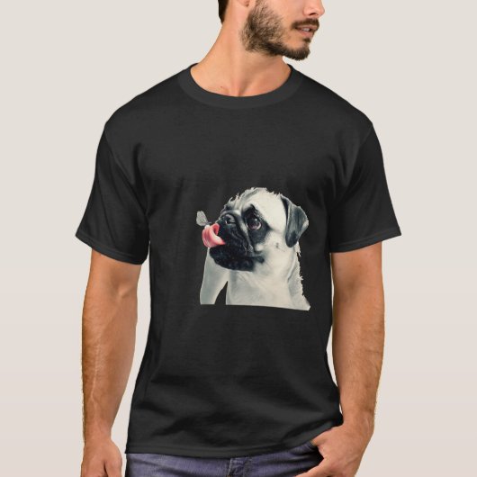hondje moppert hond t-shirt (Voorkant)