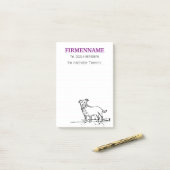 Hondje Post-it® Notes (Op bureau)