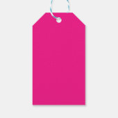 Hondje Roze Hartjes Cadeaulabel (Achterkant)