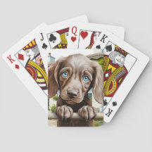 Hondje speelt Kousenstopper