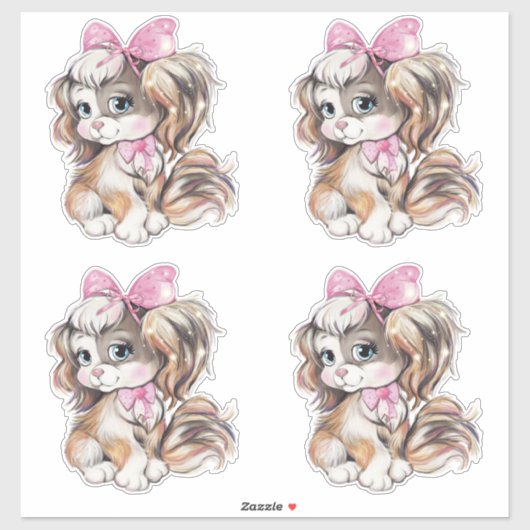 Hondje Sticker (Vel)