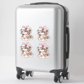 Hondje Sticker (Koffer)