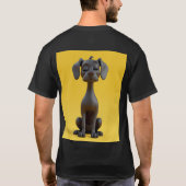 hondje t-shirt (Achterkant)