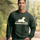 Hondje Vaatwasser Ontwerp T-shirt