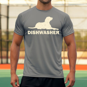Hondje Vaatwasser Ontwerp T-shirt
