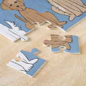Hondjes die glimlachen legpuzzel (Zijkant)