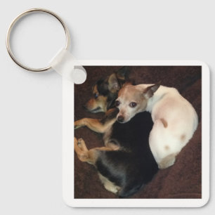 Hondjes en Kunst Sleutelhanger