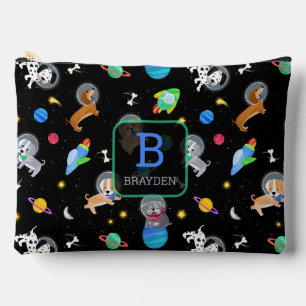 Hondjes In De Ruimte Waterverf Hond Astronauten Etui