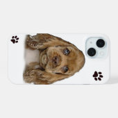 Hondjes iPhone 15 Case (Achterkant horizontaal)