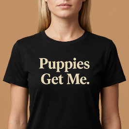 Hondjes maken me blij t-shirt