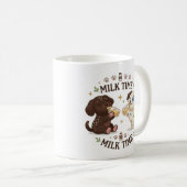 hondjes melk tijd  koffiemok (Voorkant rechts)