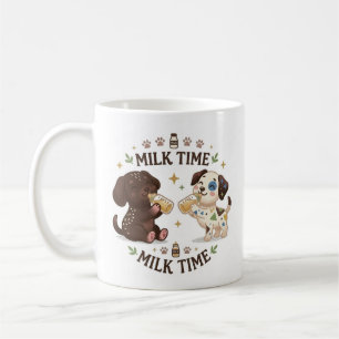 hondjes melk tijd koffiemok