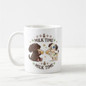 hondjes melk tijd koffiemok (Links)