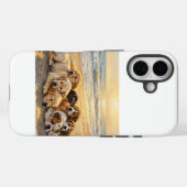 Hondjes op de strand telefoon beschermer Case-Mate iPhone case (Achterkant (horizontaal))
