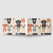 Hondjes Patroon Papier Gastenboek (Volledig)