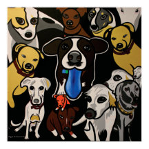 Hondjes Wereld Poster