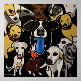 Hondjes Wereld Poster
