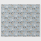 Hondjesliefde Honden Cadeaupapier (Vlak)