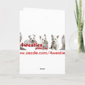 Hondjesliefde in een envelop – Boston Terrier-vers Kaart (Achterkant)