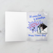 Hondjesliefde in een envelop – Boston Terrier-vers Kaart (Binnen)