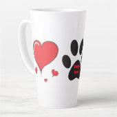 Hondjesliefde Latte Mok (Linkerhoek)