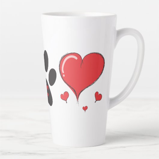 Hondjesliefde Latte Mok (Rechts)