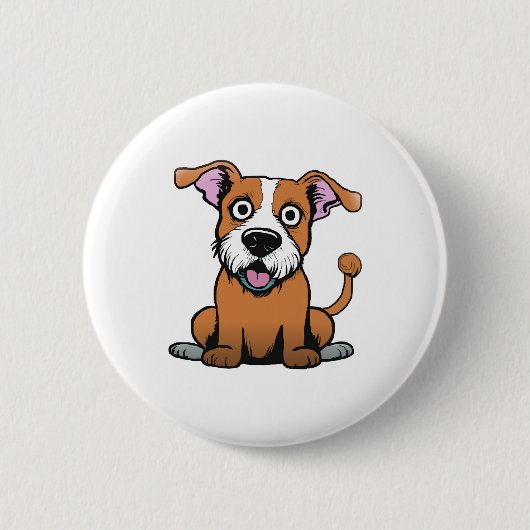 Hondjesparade Ronde Button 5,7 Cm (Voorkant)