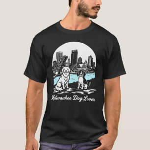 Hondliefhebber uit Milwaukee City Wisconsin T-shirt