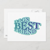 Hond's beste vriend Tshirts en geschenken Briefkaart (Voorkant / Achterkant)