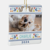 Hond's favoriete dingen keramisch ornament (Rechts)