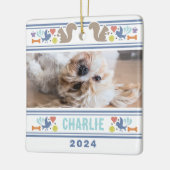 Hond's favoriete dingen keramisch ornament (Links)