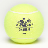 Hond's favoriete dingen tennisballen (Achterkant)
