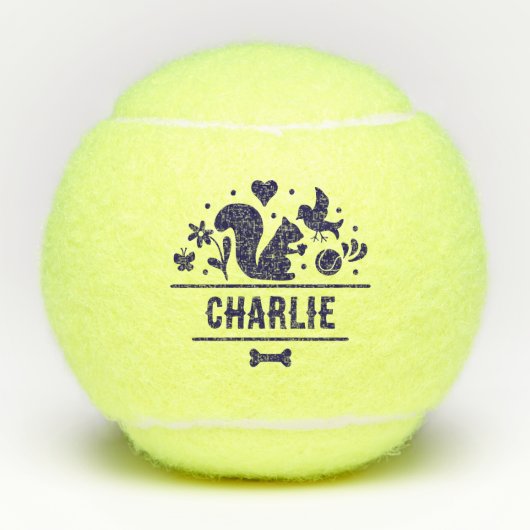 Hond's favoriete dingen tennisballen (Voorkant)