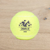 Hond's favoriete dingen tennisballen