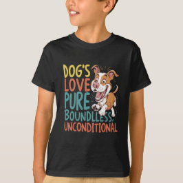 Hond's Love Pure Boundless Onvoorwaardelijk T-shirt